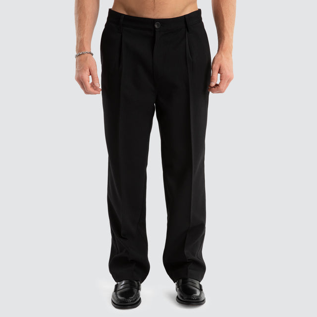 Venture Pleated Pant Black