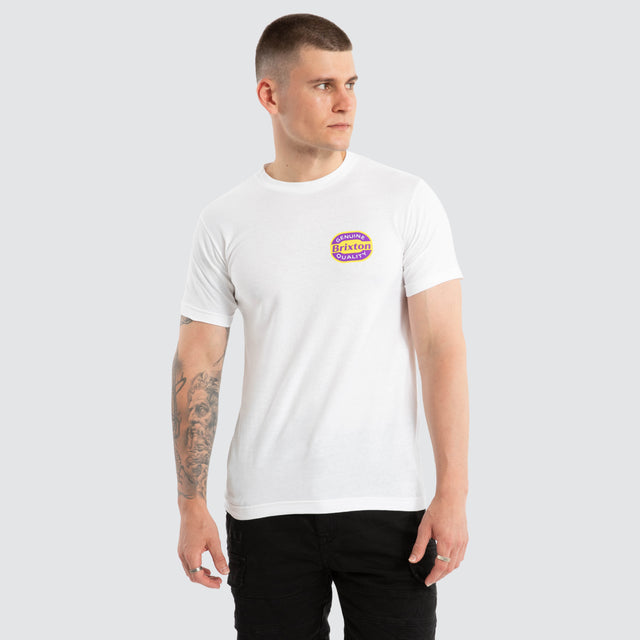 Neon Keaton Standard Tee White