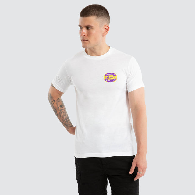 Neon Keaton Standard Tee White