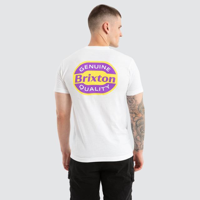 Neon Keaton Standard Tee White