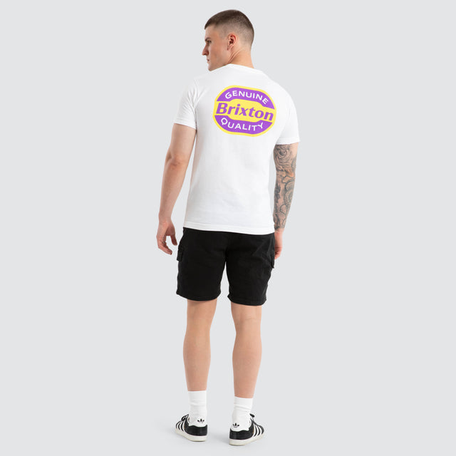 Neon Keaton Standard Tee White