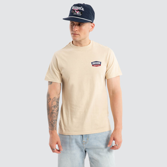 Regal Standard Tee Cream / Navy