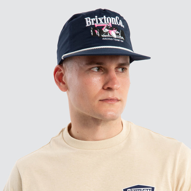 Neon Formula Snapback Navy