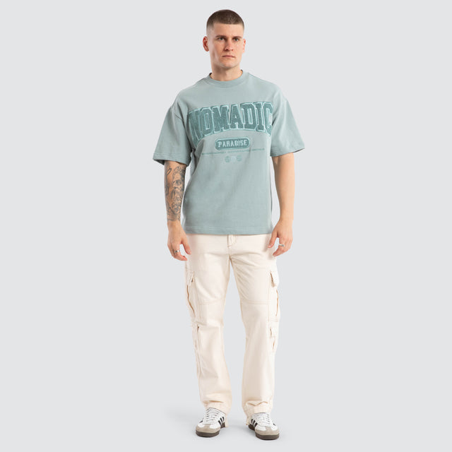 College Loopback Street Tee Slate