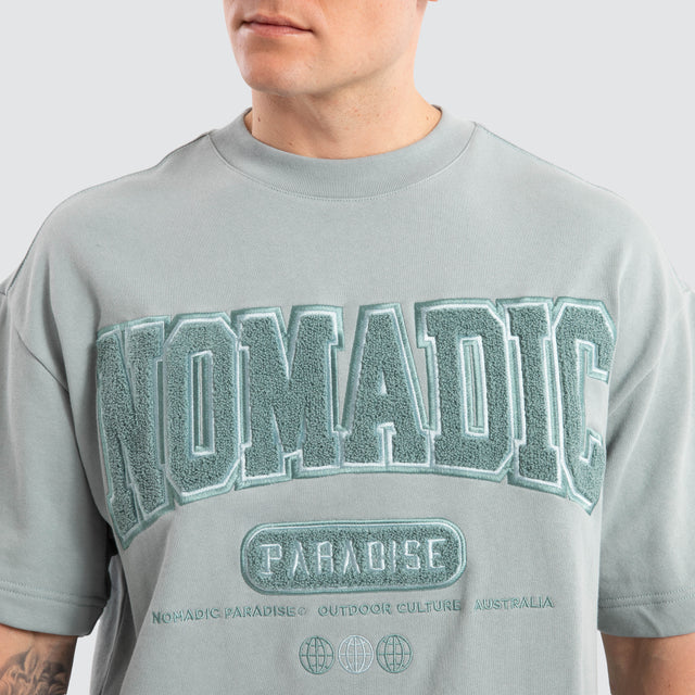 College Loopback Street Tee Slate