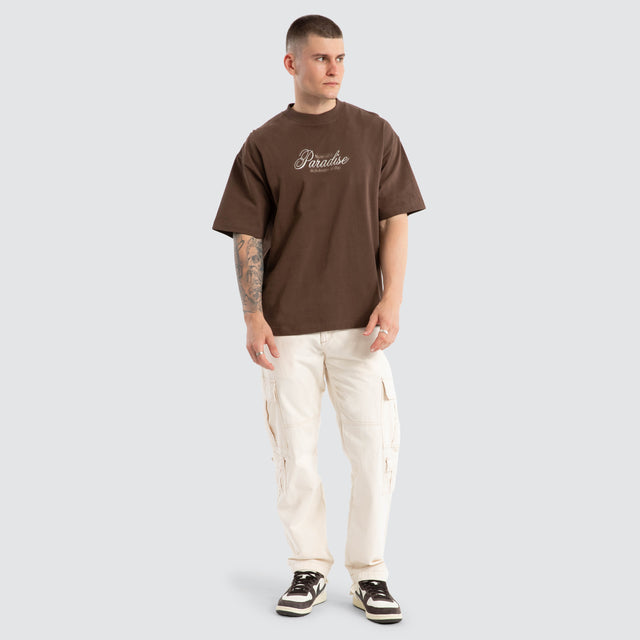 All Day Street Tee Chocolate Brown