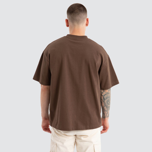 All Day Street Tee Chocolate Brown