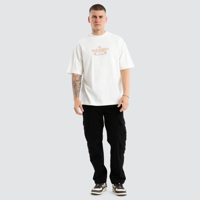 Paradiso Street Tee Natural White