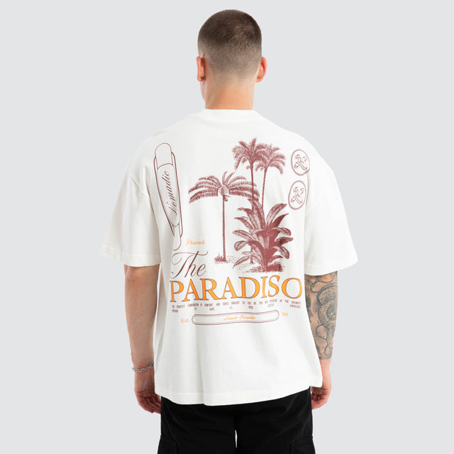 Paradiso Street Tee Natural White