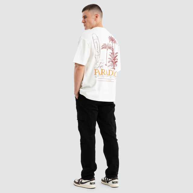 Paradiso Street Tee Natural White