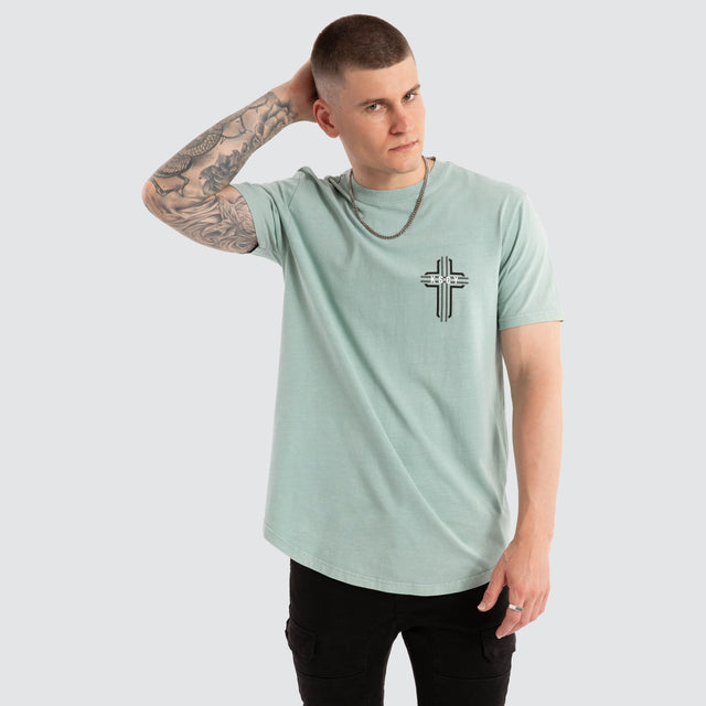 Zest Ride Dual Curved Tee Pigment Blue Surf