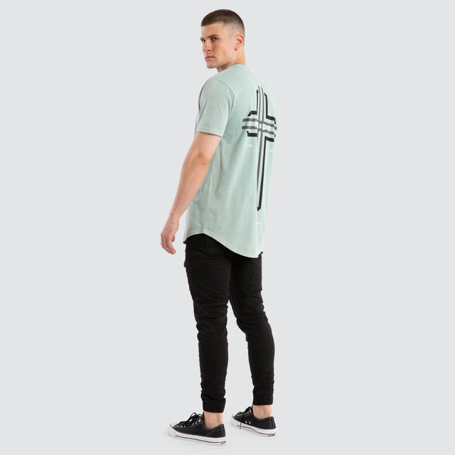 Zest Ride Dual Curved Tee Pigment Blue Surf