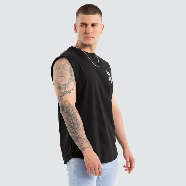 Thrillify Dual Curved Muscle Jet Black