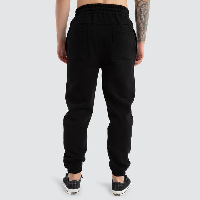 Unthought Heavy Trackpant Jet Black