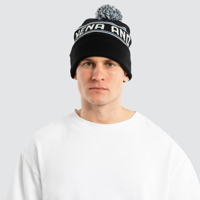Alpha Beanie Jet black