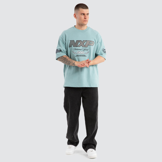 Bounty Loopback Oversized Tee Aquifer