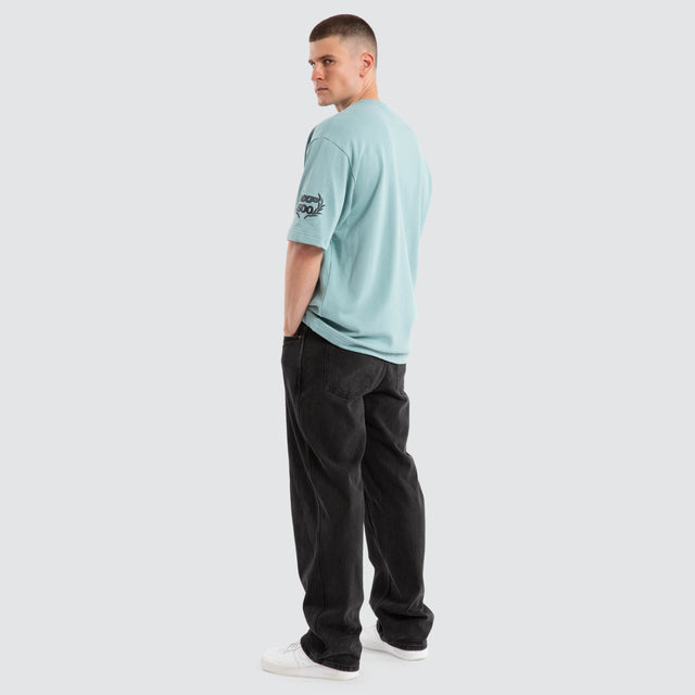 Bounty Loopback Oversized Tee Aquifer