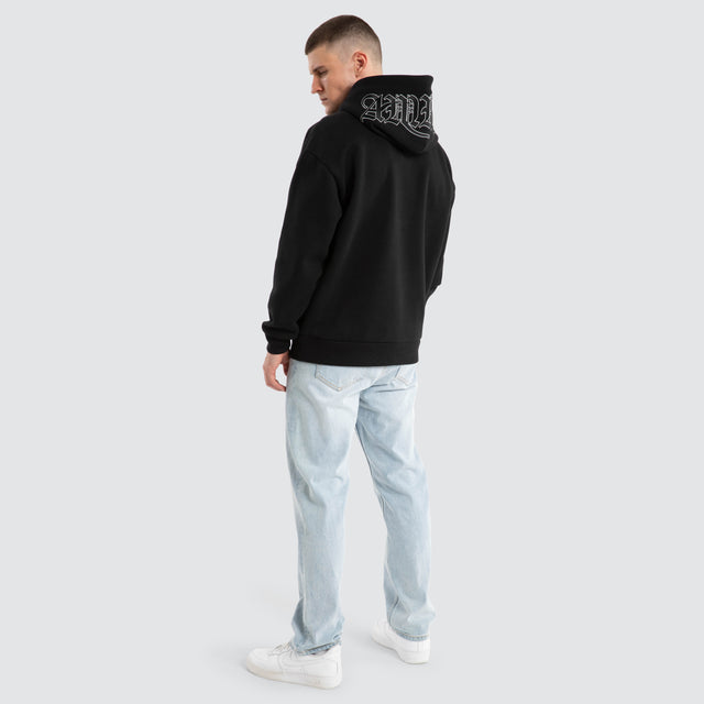 Southland Relaxed Hoodie Jet Black