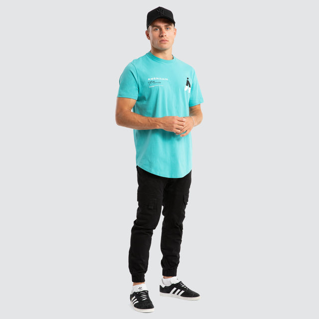 Spell Dual Curved Tee Baltic