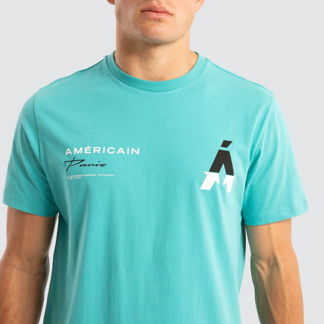 Spell Dual Curved Tee Baltic