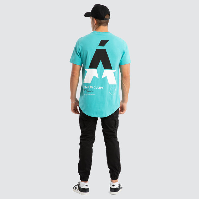 Spell Dual Curved Tee Baltic