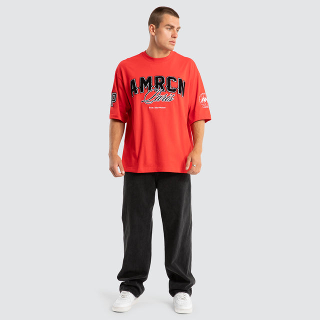 Morwen Mega Tee Poppy Red