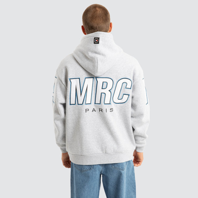 Credential Relaxed Hoodie Grey Marle