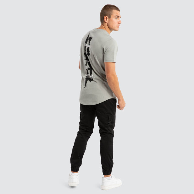 Powered Dual Curved Tee Moon Mist