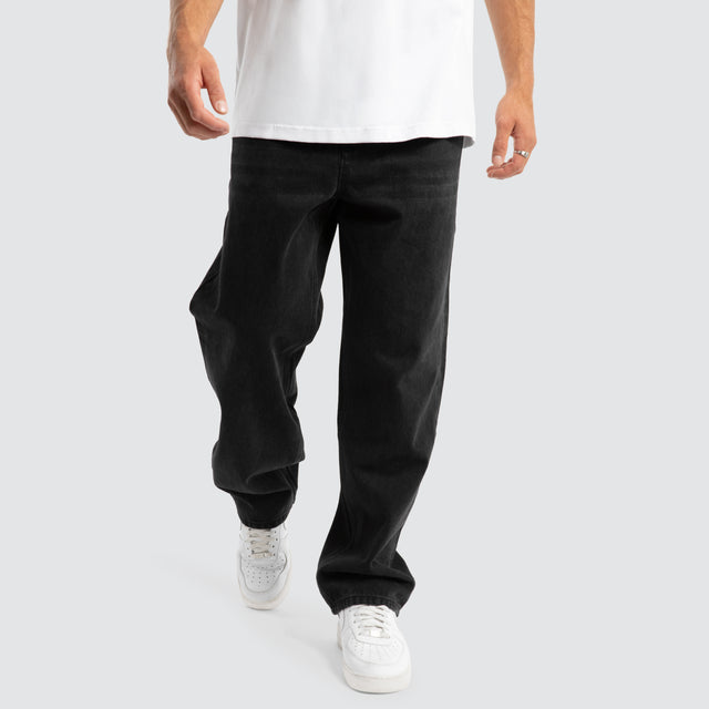 Drive Athletic Baggy Jean Black