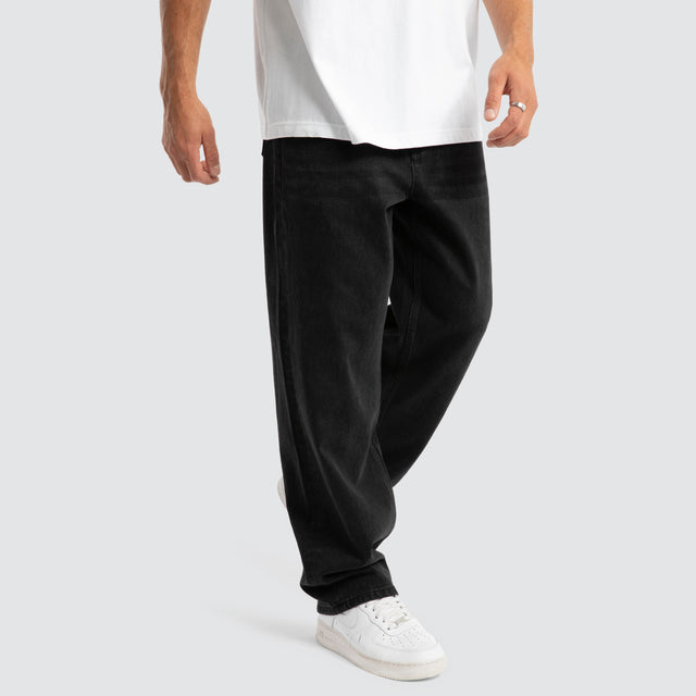 Drive Athletic Baggy Jean Black