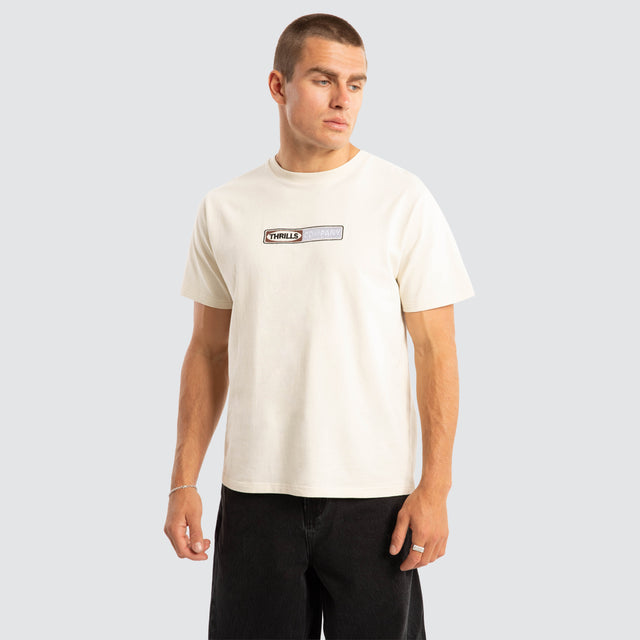 Locked In Merch Fit Tee White