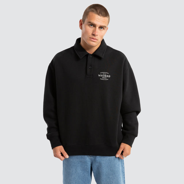 Sheriff Rugby Jumper Black