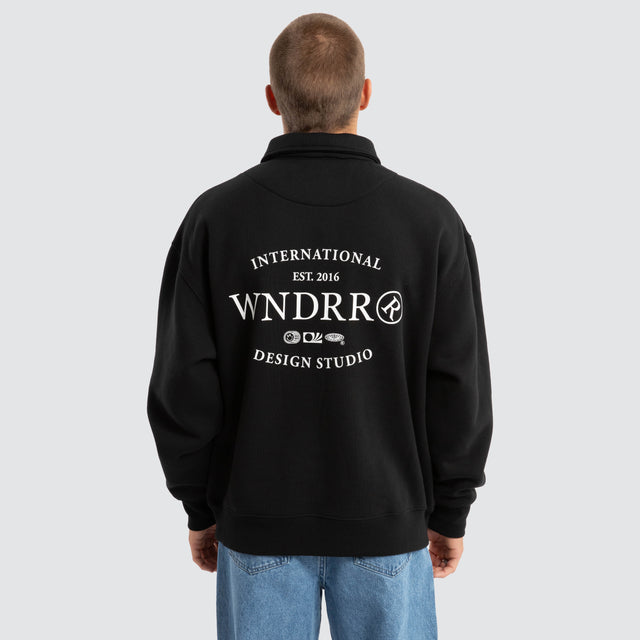 Sheriff Rugby Jumper Black