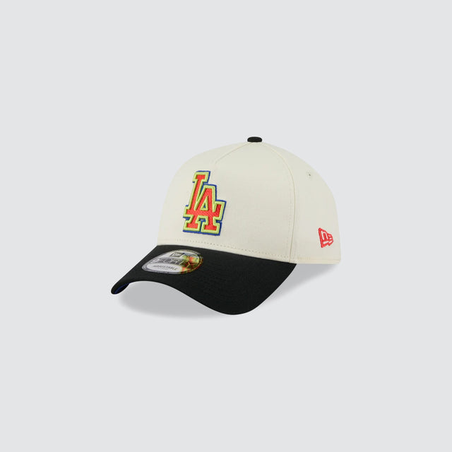 LA 2Tone Thermo 9Forty A-Frame Snapback White