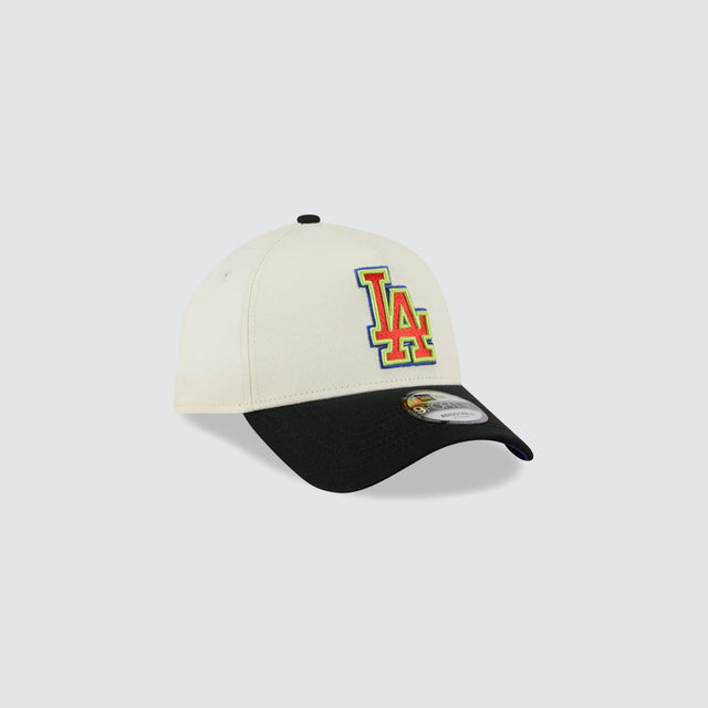 LA 2Tone Thermo 9Forty A-Frame Snapback White