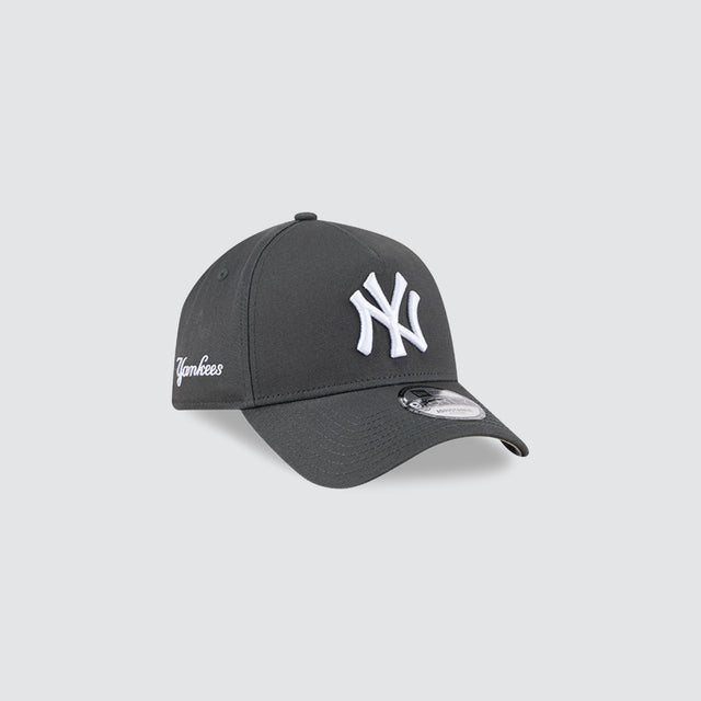 Autumn Mix Script 9Forty A-Frame Snapback Charcoal