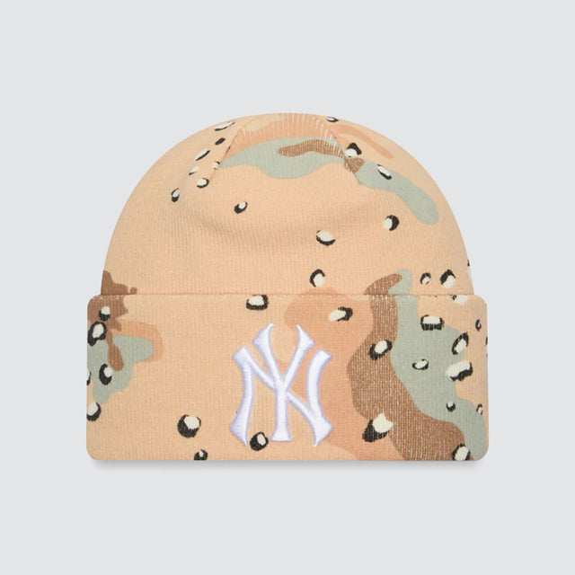 New York Yankees Seasonal Beanie Claypan Camo