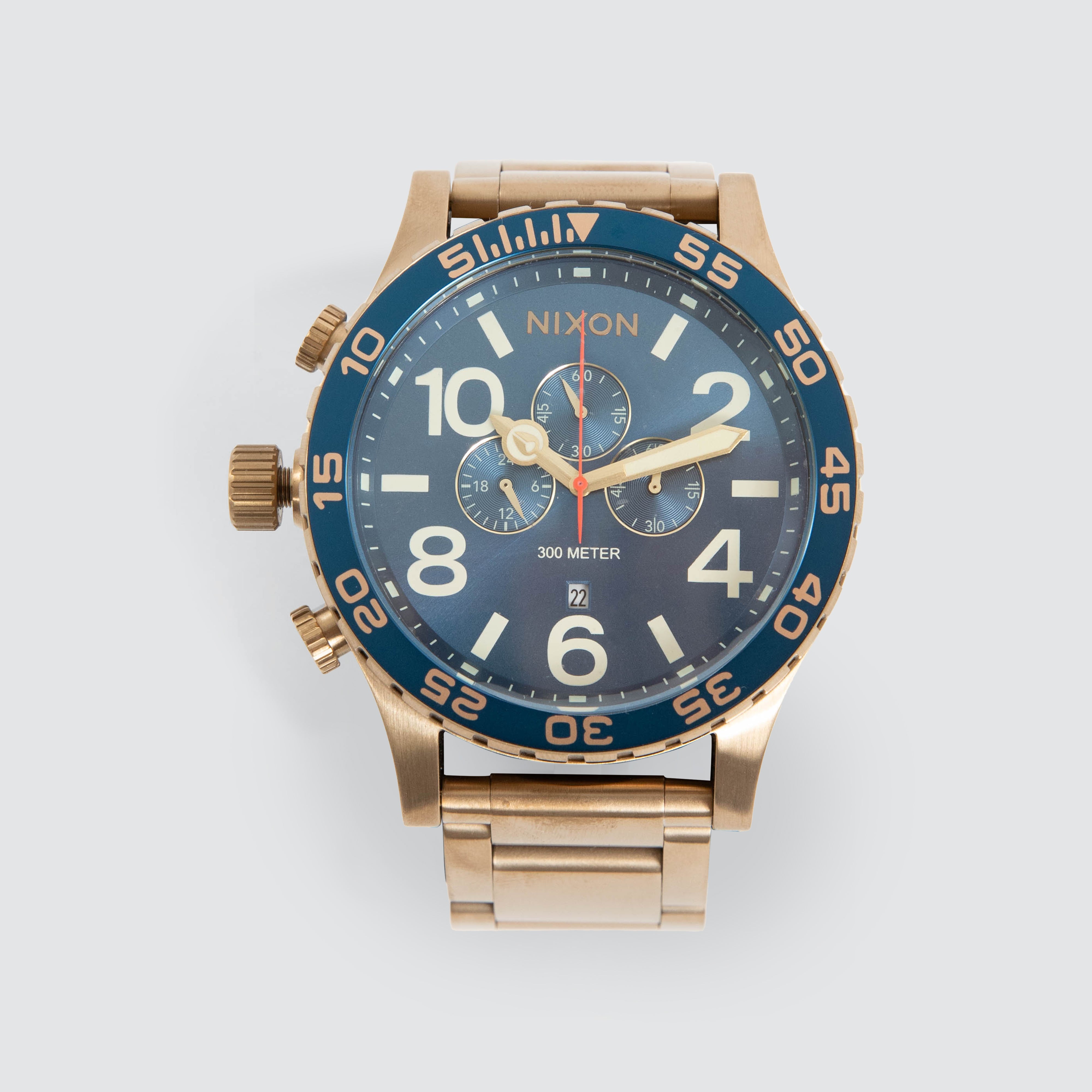 51-30 Chrono Watch Desert Gold/Arles Blue | Neverland Store