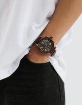 51-30 Chrono Leather Chocolate / Dark Roast / Brown