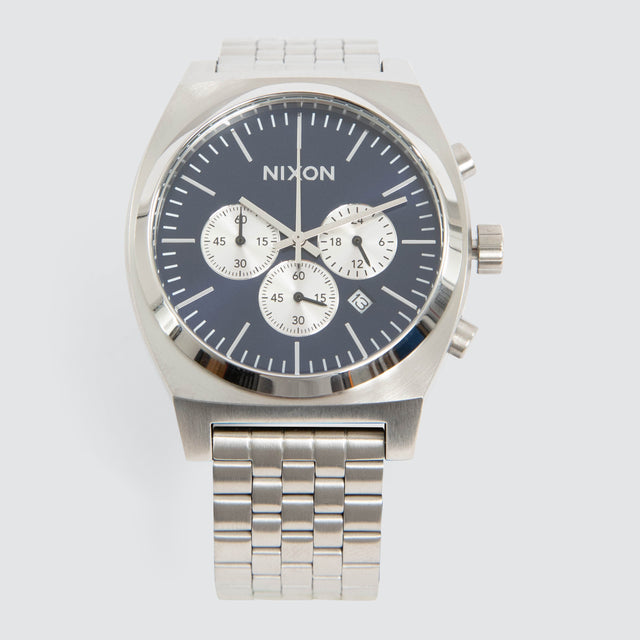 Time Teller Chrono Watch Silver / Midnight / Silver