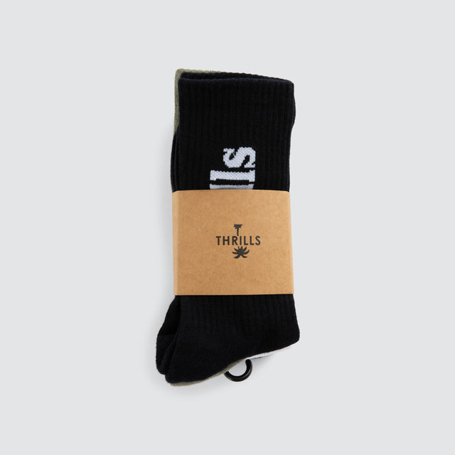 Minimal Thrills 5 Pack Sock Multi Colour