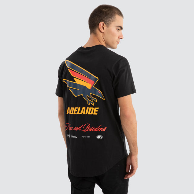 Adelaide Crows AFL Prime Tee Jet Black