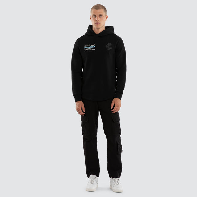 Carlton Blues AFL Recovery Hoodie Jet Black