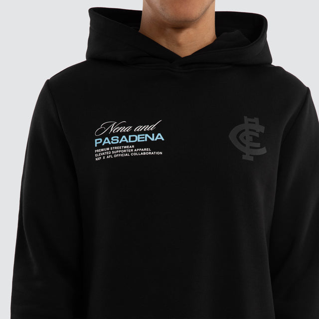 Carlton Blues AFL Recovery Hoodie Jet Black