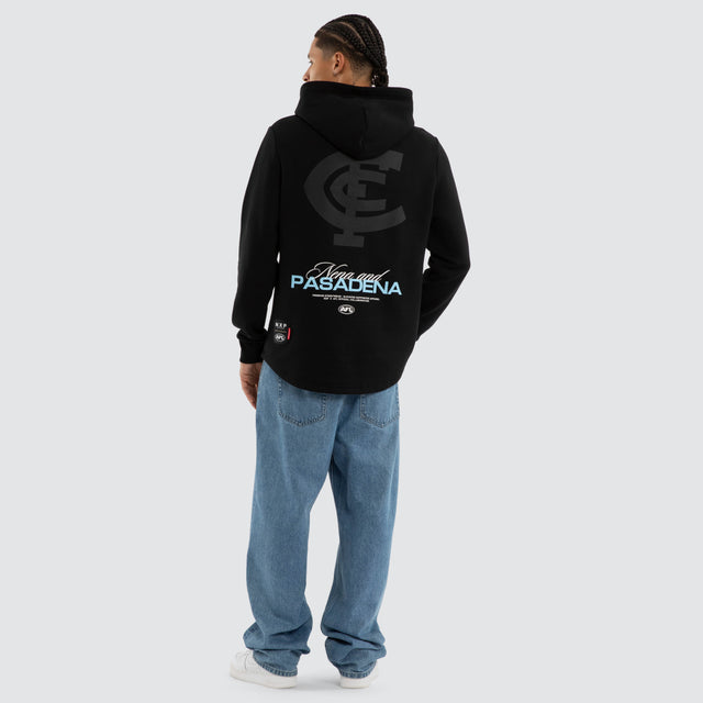 Carlton Blues AFL Recovery Hoodie Jet Black