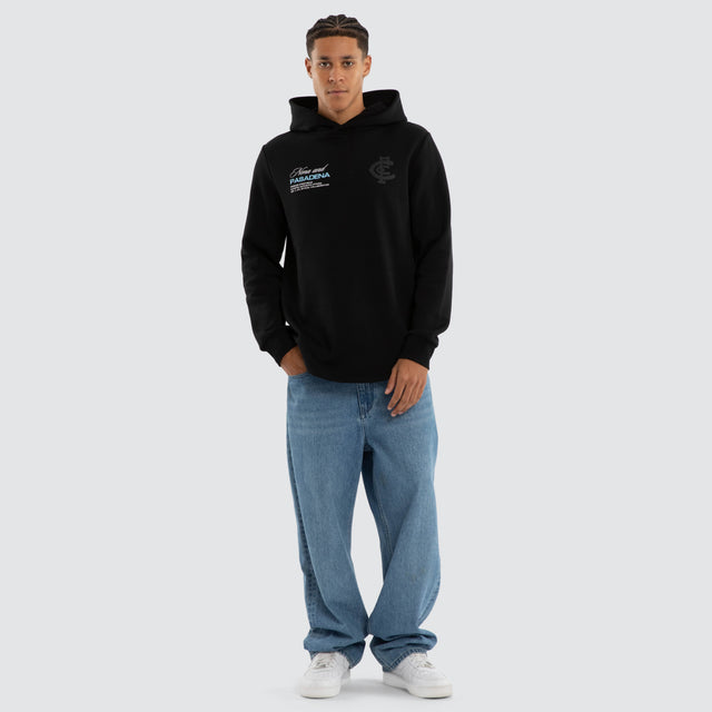 Carlton Blues AFL Recovery Hoodie Jet Black