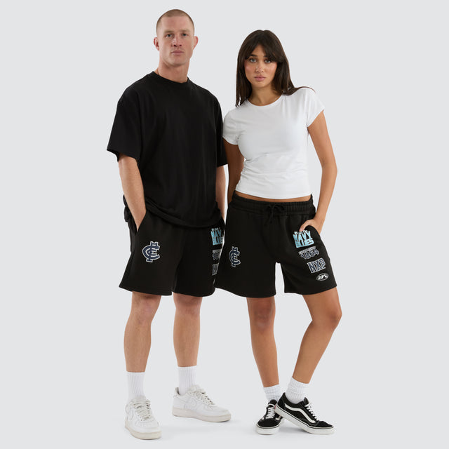 Carlton Blues AFL Prime Trackshorts Jet Black