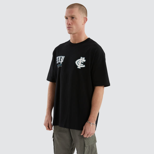 Carlton Blues AFL Fallback Tee Jet Black