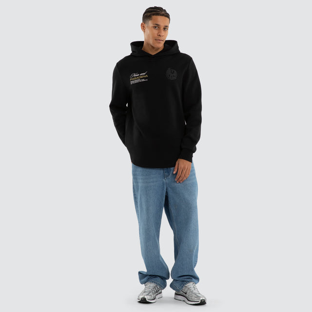 Collingwood Magpies AFL Recovery Hoodie Jet Black