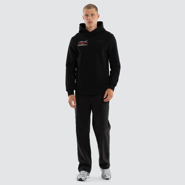 Essendon Bombers AFL Recovery Hoodie Jet Black